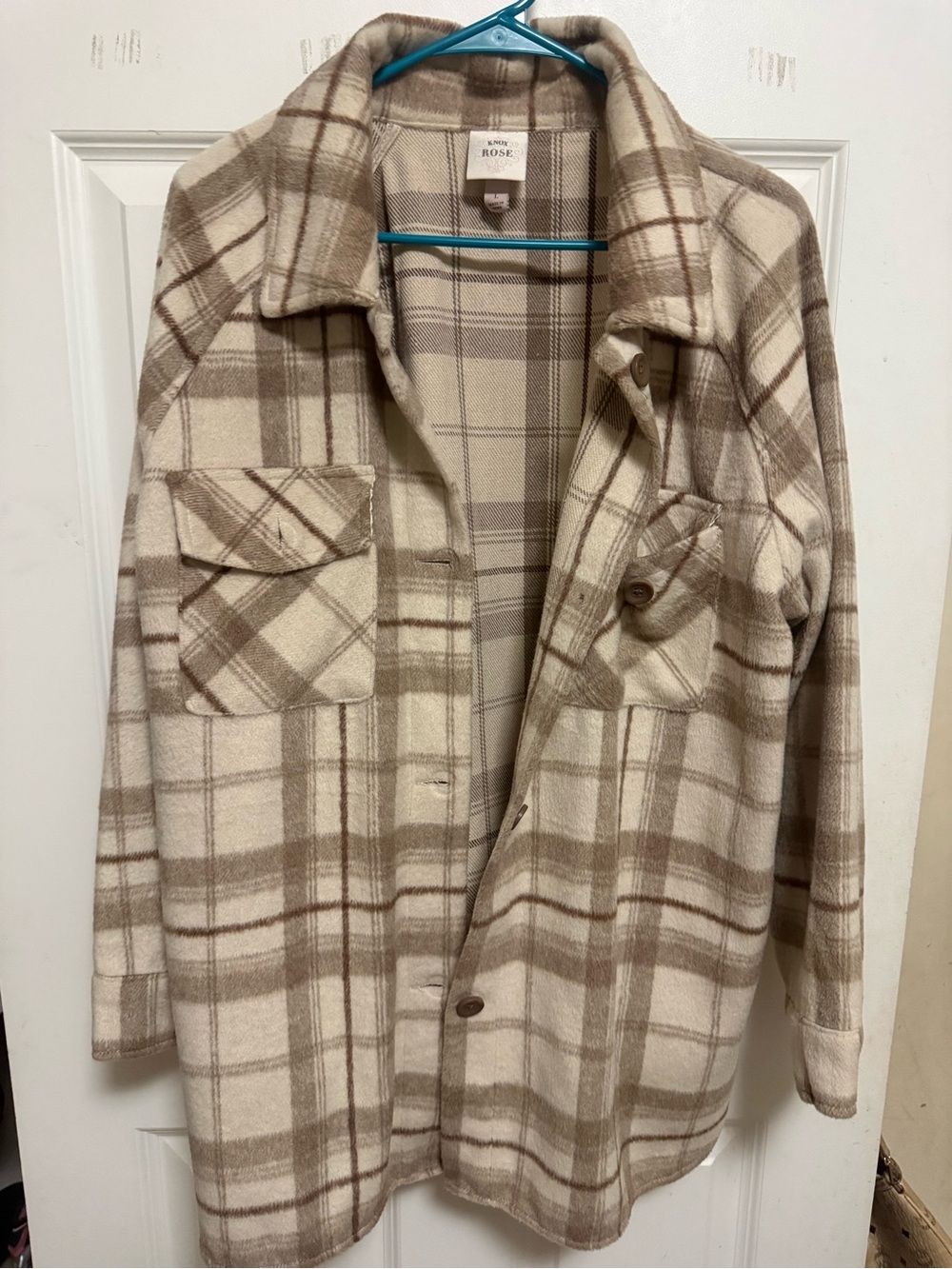 Women’s oversized flannel